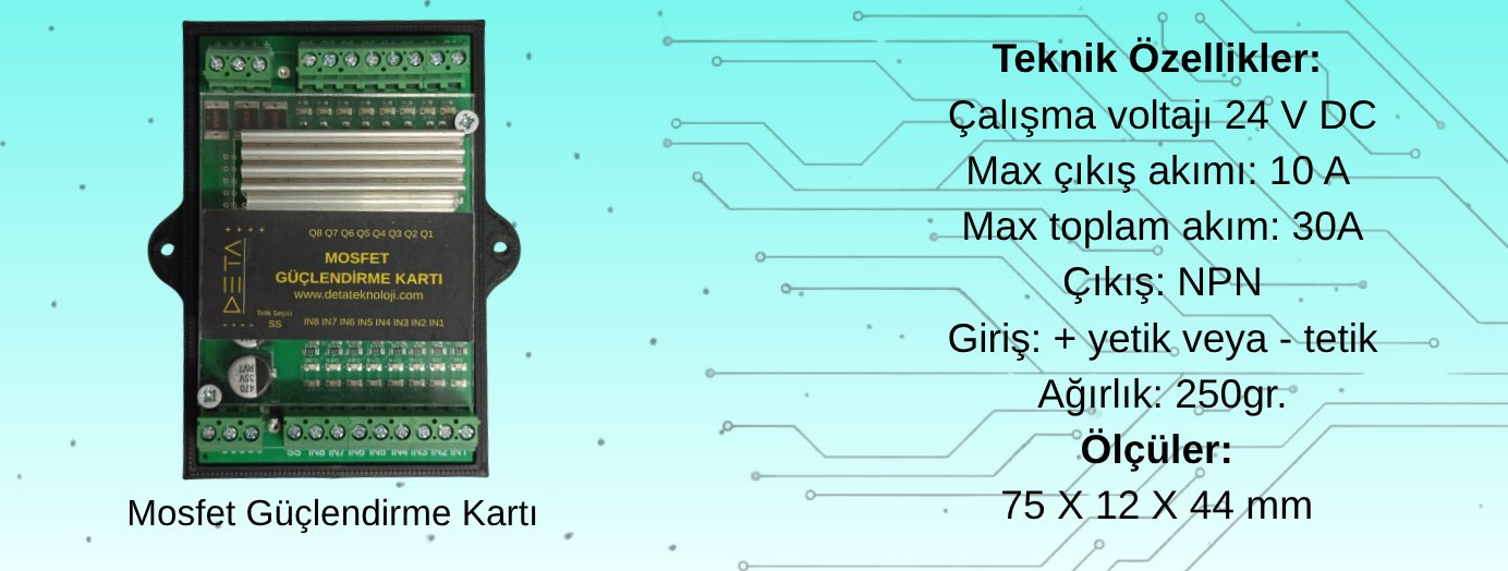 Mosfet Güçlendirme Kartı